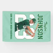 Benutzerdefiniertes Baseballspieler-Nummern-Foto f Banner (Horizontal)