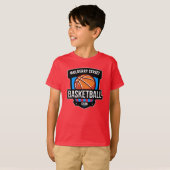 Benutzerdefiniertes Basketball-Logo T-Shirt (Vorne ganz)