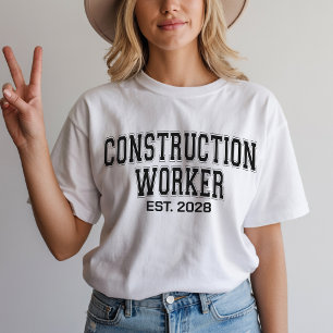 Benutzerdefiniertes Bauherren-Shirt, Konstruktions T-Shirt