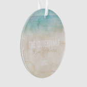 Benutzerdefiniertes Beachnamensjahr Benutzerdefini Ornament (Vorderseite)