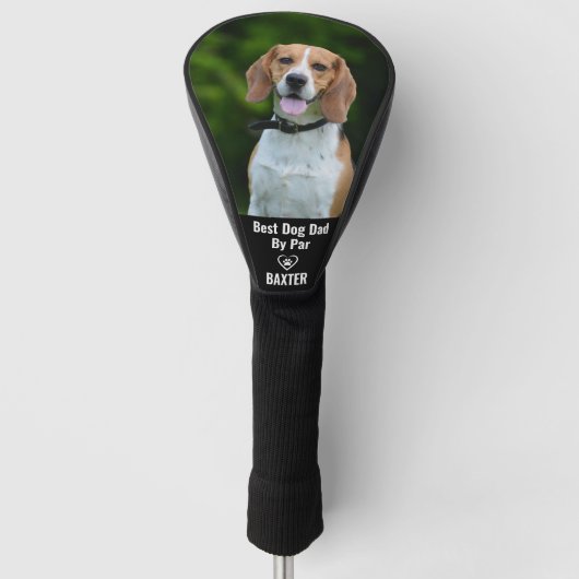 Benutzerdefiniertes Beagle Dog-Foto Personalisiert Golf Headcover (Vorderseite)