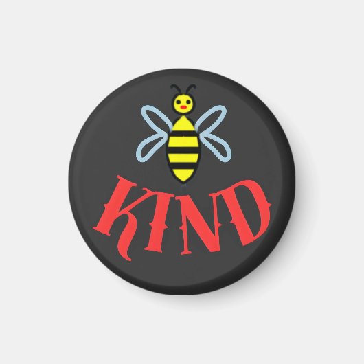 Benutzerdefiniertes Bee Kind Personalisiertes Gesc Magnet (Vorne)