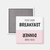 Benutzerdefiniertes Begleiter-Füttre-Tracker-Magne Magnet (Vorderseite/Rückseite)