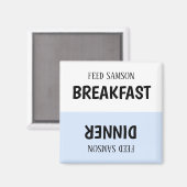 Benutzerdefiniertes Begleiter-Füttre-Tracker-Magne Magnet (Vorderseite/Rückseite)