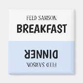 Benutzerdefiniertes Begleiter-Füttre-Tracker-Magne Magnet (Vorne)