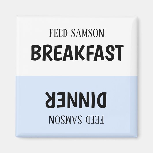 Benutzerdefiniertes Begleiter-Füttre-Tracker-Magne Magnet (Vorne)