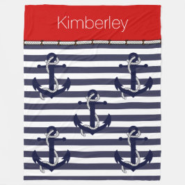 Benutzerdefiniertes Begrüßungsmuster an den Ankera Fleecedecke