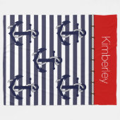 Benutzerdefiniertes Begrüßungsmuster an den Ankera Fleecedecke (Vorderseite (Horizontal))