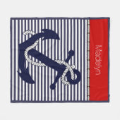 Benutzerdefiniertes Begrüßungsmuster an den Ankera Fleecedecke (Vorderseite (Horizontal))