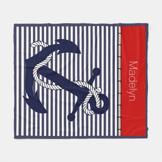 Benutzerdefiniertes Begrüßungsmuster an den Ankera Fleecedecke (Vorderseite (Horizontal))