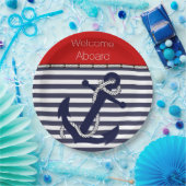 Benutzerdefiniertes Begrüßungsmuster an den Ankera Pappteller (Party)