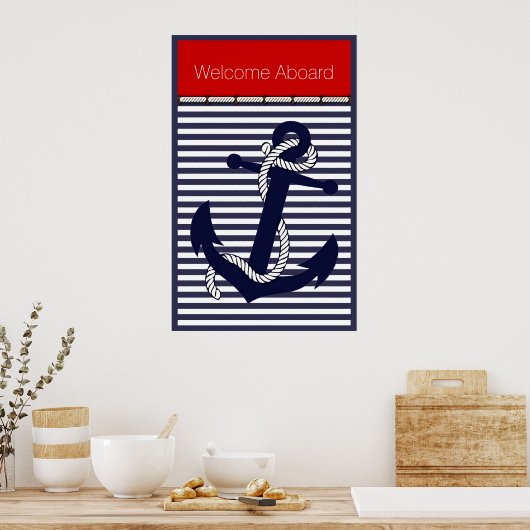 Benutzerdefiniertes Begrüßungsmuster an den Ankera Poster (Küche)