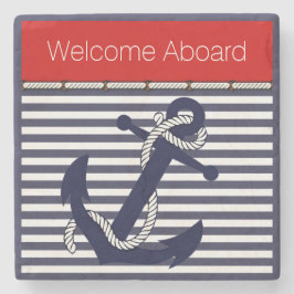 Benutzerdefiniertes Begrüßungsmuster an den Ankera Steinuntersetzer