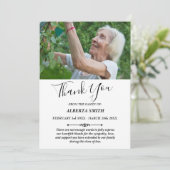 Benutzerdefiniertes Beileid Dankeschön Karte (Stehend Vorderseite)