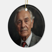 Benutzerdefiniertes Beileid für Foto und Text Keramik Ornament (Links)