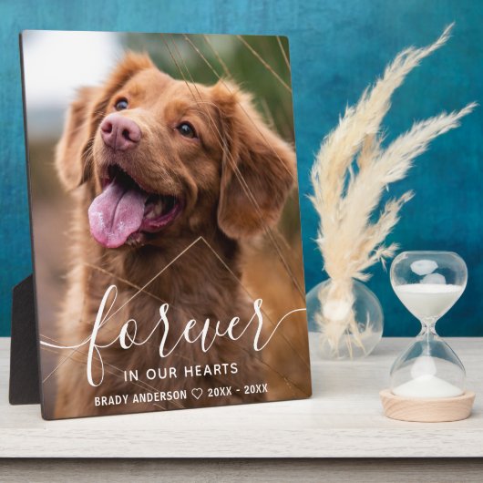 Benutzerdefiniertes Beileid  Pet Loss Foto Fotoplatte (Seite)