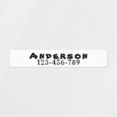 Benutzerdefiniertes Bekleidungsetikett für die Pfl Etiketten (Design 1)