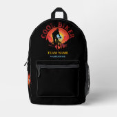 Benutzerdefiniertes Benennen des Coolen Fahrradtea Bedruckter Rucksack (Vorderseite)