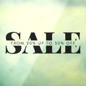 Benutzerdefiniertes, benutzerdefiniertes, einfache fensteraufkleber (Blatt 3)