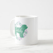 Benutzerdefiniertes Bernedoodle-Foto und Name pers Kaffeetasse (Vorderseite Links)