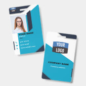 Benutzerdefiniertes Berufliches Abzeichen Ausweis (Front & Back)