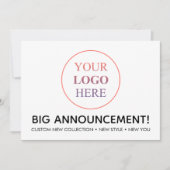 Benutzerdefiniertes Berufliches Logo - Keine Minde Ankündigung (Vorderseite)