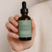 Benutzerdefiniertes Berufliches Peptid-Serum-Skinc Rechteckiger Aufkleber