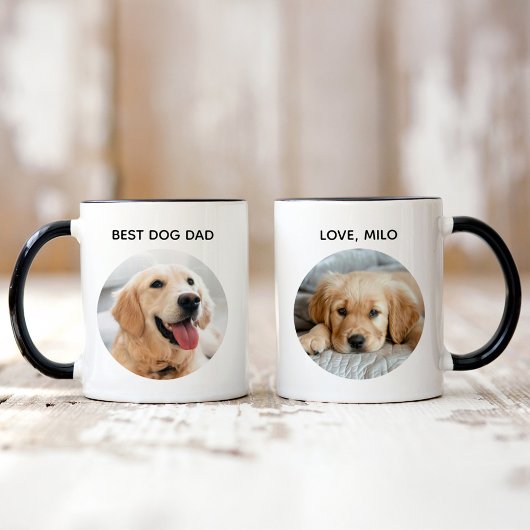Benutzerdefiniertes Best Hund Vater Pet-Foto Tasse