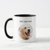 Benutzerdefiniertes Best Hund Vater Pet-Foto Tasse (Links)