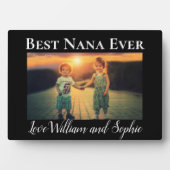 Benutzerdefiniertes Best Nana je Foto Keepake Fotoplatte (Vorderseite)