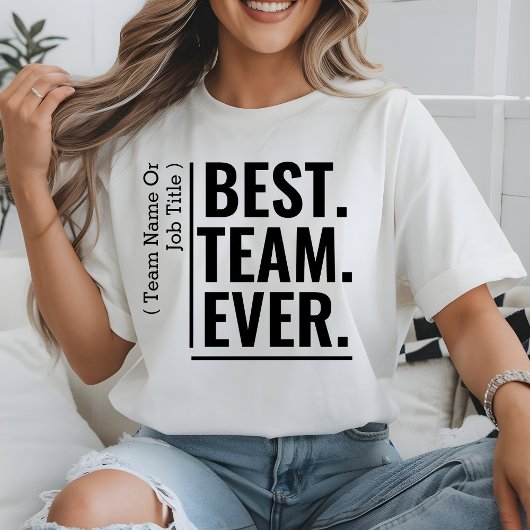 Benutzerdefiniertes Best Team-Team-Mitarbeiter-Tea T-Shirt
