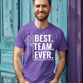Benutzerdefiniertes Best Team-Team-Mitarbeiter-Tea T-Shirt