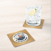 Benutzerdefiniertes Best Vater Pater Foto personal Rechteckiger Pappuntersetzer (Vor Ort)