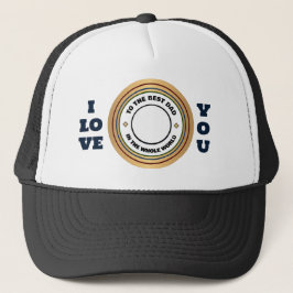 Benutzerdefiniertes Best Vater Pater Foto personal Truckerkappe