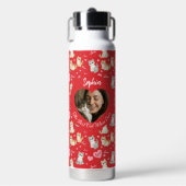 Benutzerdefiniertes "Beste Katzenmutter überhaupt" Trinkflasche (Vorderseite)