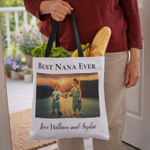 Benutzerdefiniertes Beste Oma Aller Zeiten Foto  Tasche