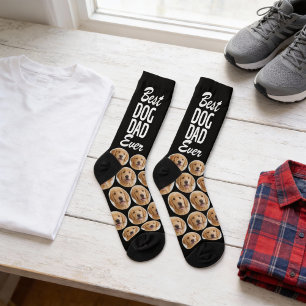 Benutzerdefiniertes Bestes Hund Papa Aller Photo-M Socken