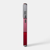 Benutzerdefiniertes Bild Collage Red Pink iPhone Hülle (Linke Seite)