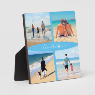 Benutzerdefiniertes Bild Collage Text Plaque - Ihr Fotoplatte