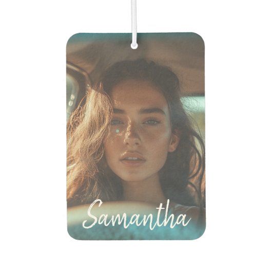 Benutzerdefiniertes Bild Foto Personalisierter Nam Autolufterfrischer (Vorderseite)