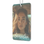 Benutzerdefiniertes Bild Foto Personalisierter Nam Autolufterfrischer (Links)