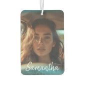 Benutzerdefiniertes Bild Foto Personalisierter Nam Autolufterfrischer (Rückseite)