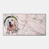 Benutzerdefiniertes Bild Liebe Herzstück Hi-Mama T Schreibtischunterlage (Vorderseite)