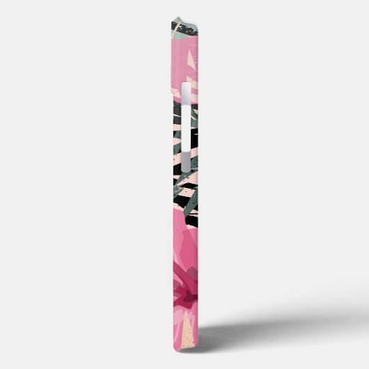 Benutzerdefiniertes Bild Modernes Retro l Tropenbl Case-Mate iPhone Hülle (Rückseite / Links)