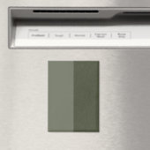 Benutzerdefiniertes Bild - Moss Green Noise Panel Magnet (In Situ (Geschirrspüler))