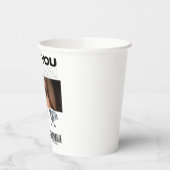 Benutzerdefiniertes Bild, Name & Text | Personalis Pappbecher (Links)