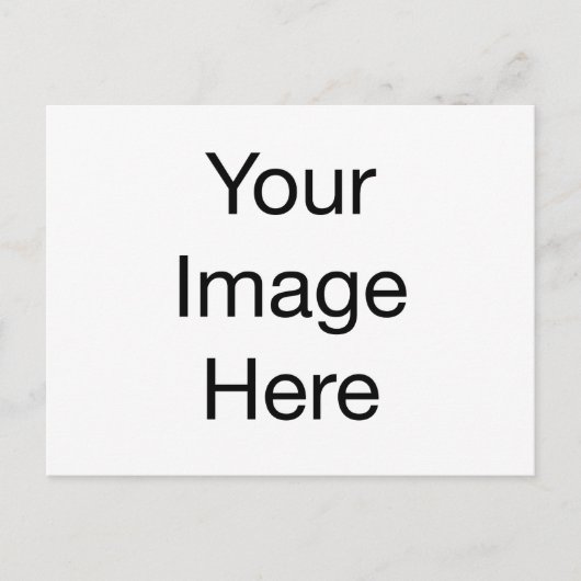 Benutzerdefiniertes Bild oder Text Postkarte (Vorderseite)