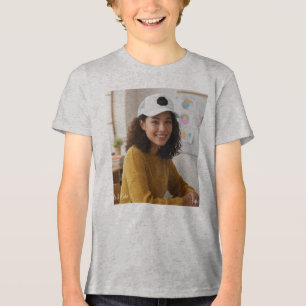 Benutzerdefiniertes Bild Personalisiertes Design Tri-Blend Shirt