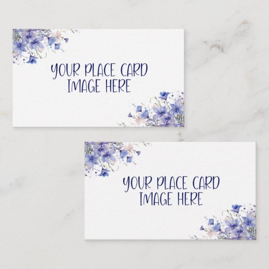 Benutzerdefiniertes Bild Platzkarte (Vorne/Hinten)