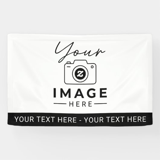 Benutzerdefiniertes Bild und Text Banner (Horizontal)